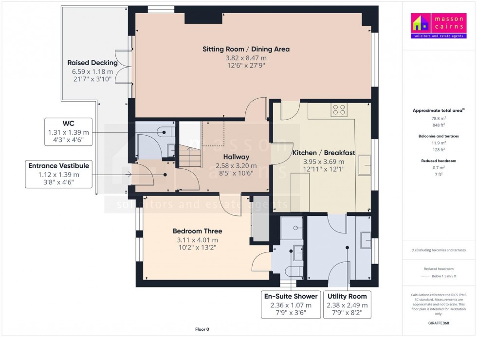 Floorplan for Sneukhead, Lynchat, Kingussie