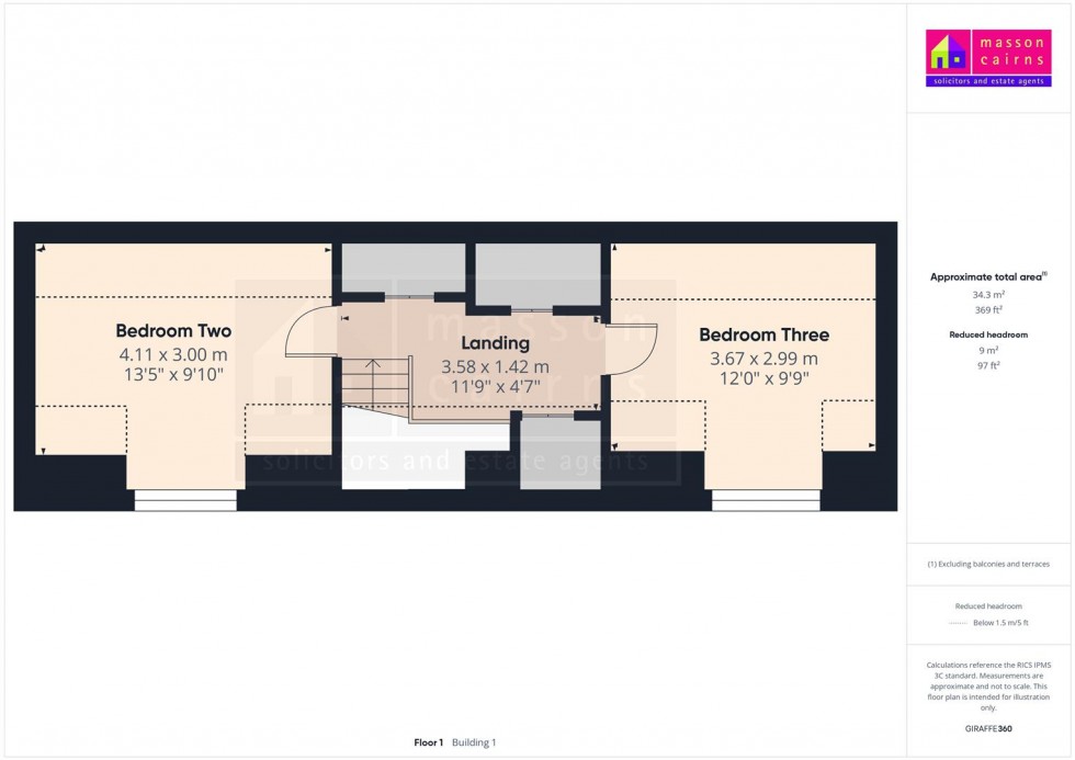 Floorplan for Greenfield Cottage & Steading, Insh