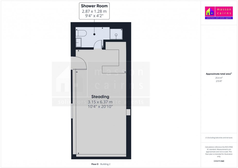 Floorplan for Greenfield Cottage & Steading, Insh