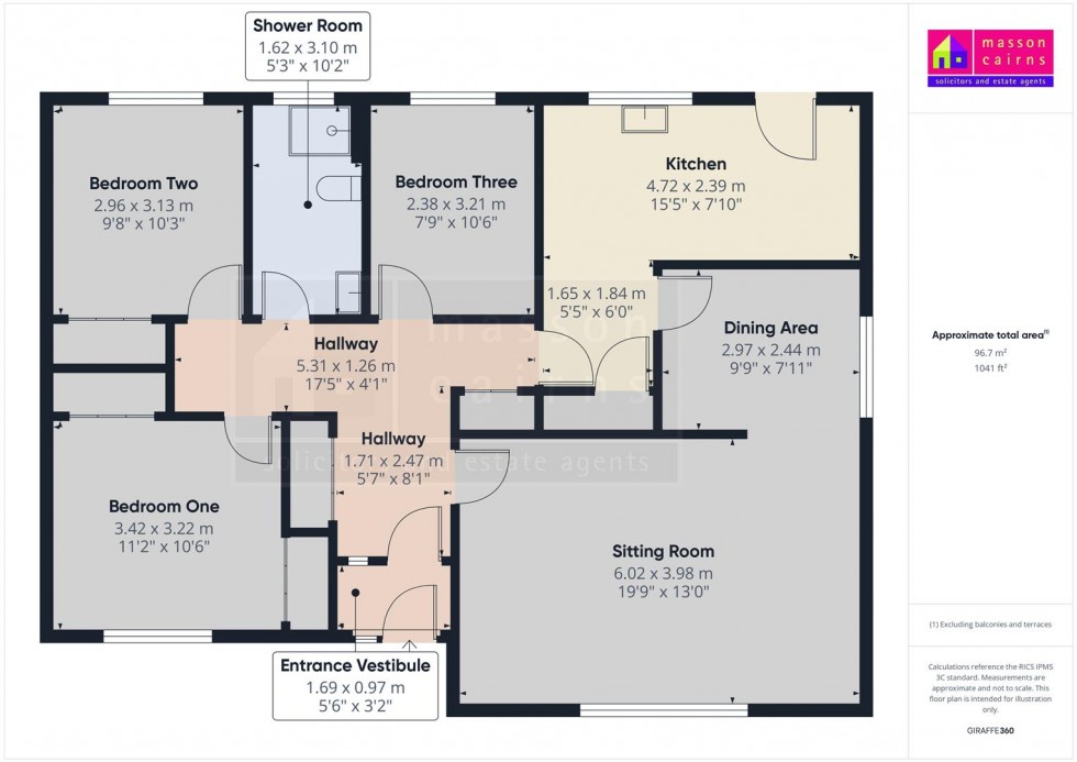 Floorplan for Tigh na Gheal, Station Road, Newtonmore