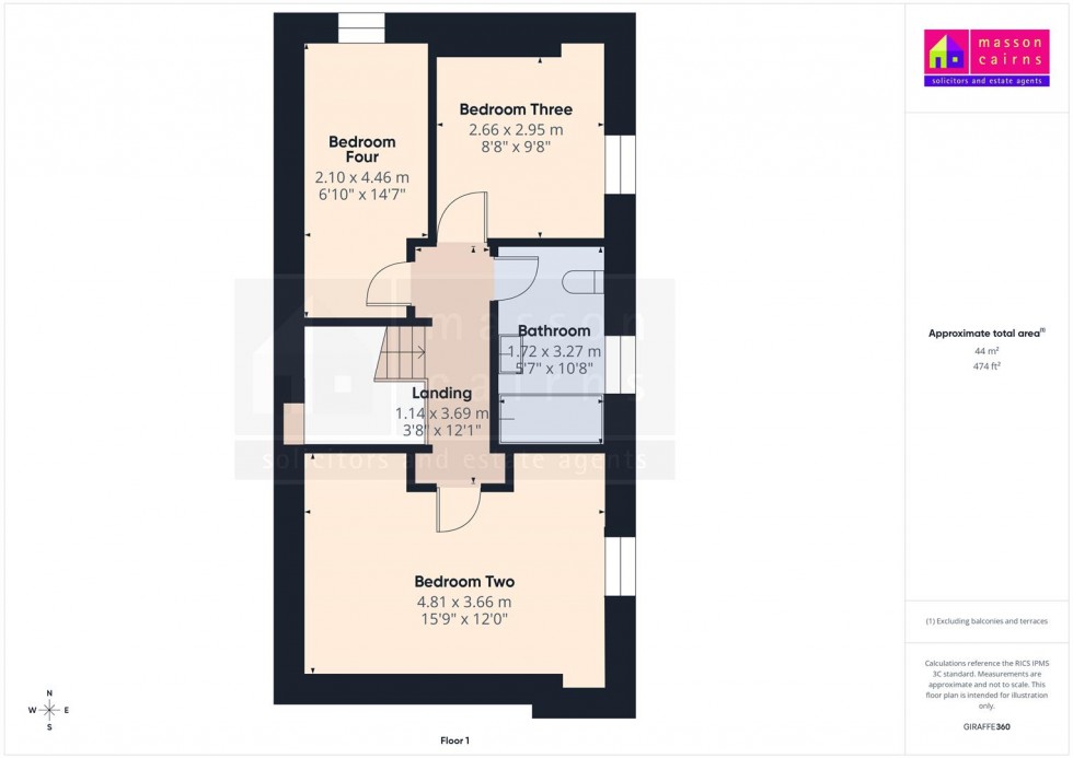 Floorplan for Kenilworth, The Old Station, Cromdale, Grantown on Spey