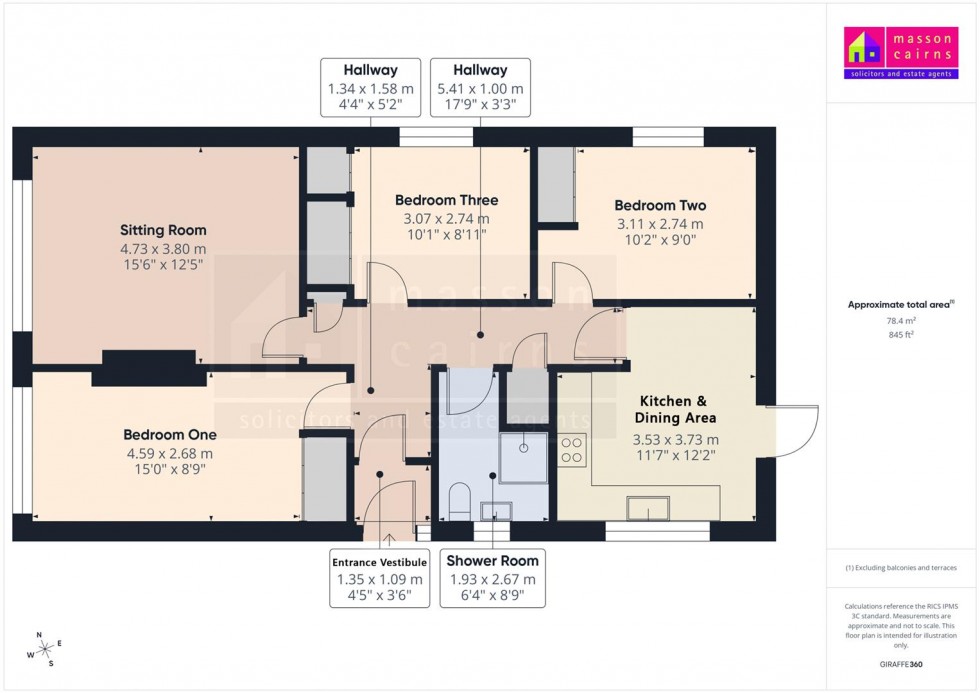 Floorplan for Birch Grove., Boat Of Garten