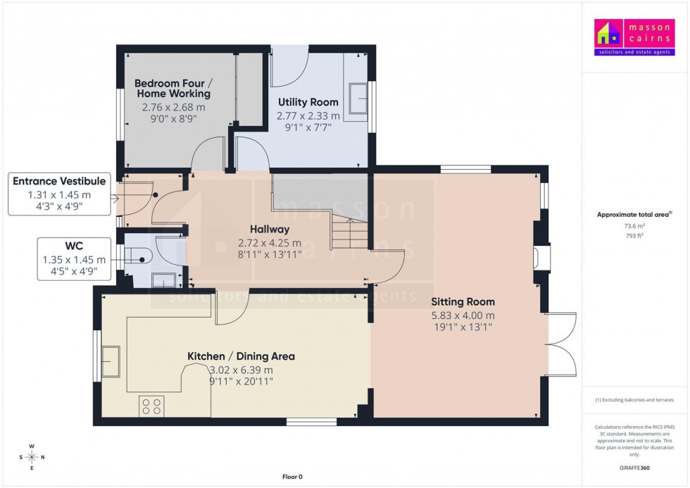 Floorplan for Bla Bheinn, Rowan Park, Carrbridge
