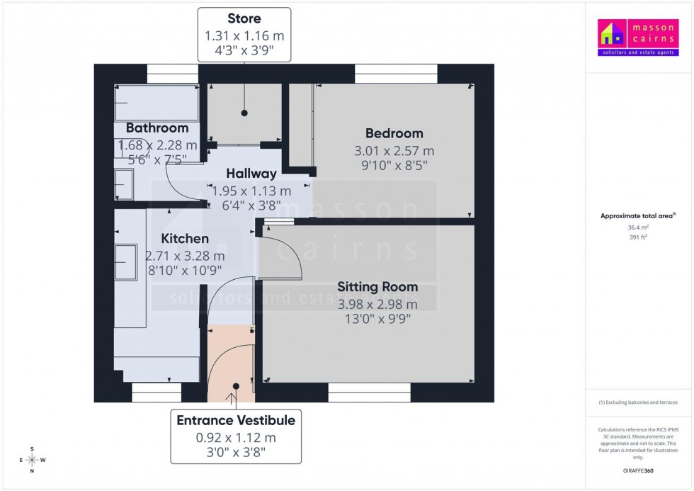 Floorplan for 2 James Court, Kingussie