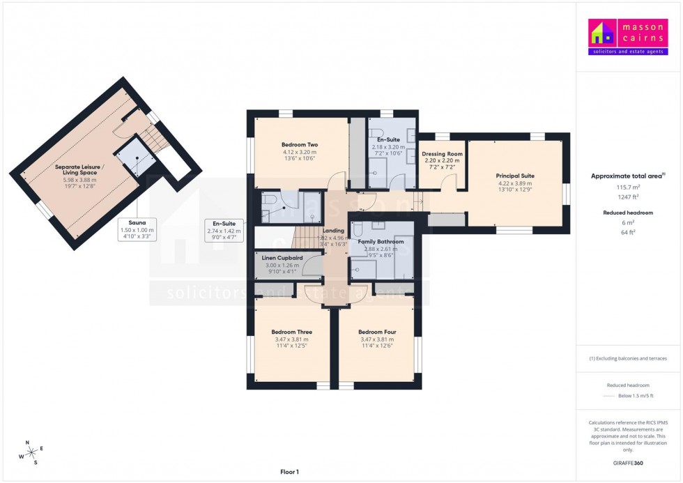 Floorplan for Burnbrae, 11 Dalmore Road, Carrbridge