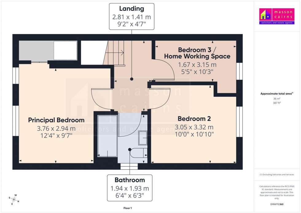 Floorplan for 27 Appin Drive, Stratton, Inverness