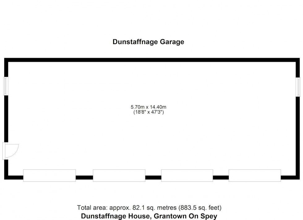 Floorplan for Woodside Avenue, Grantown on Spey