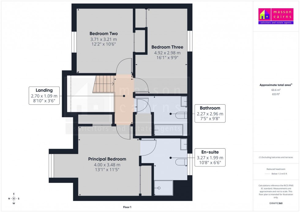 Floorplan for 20 Lodge Lane, High Burnside, Aviemore