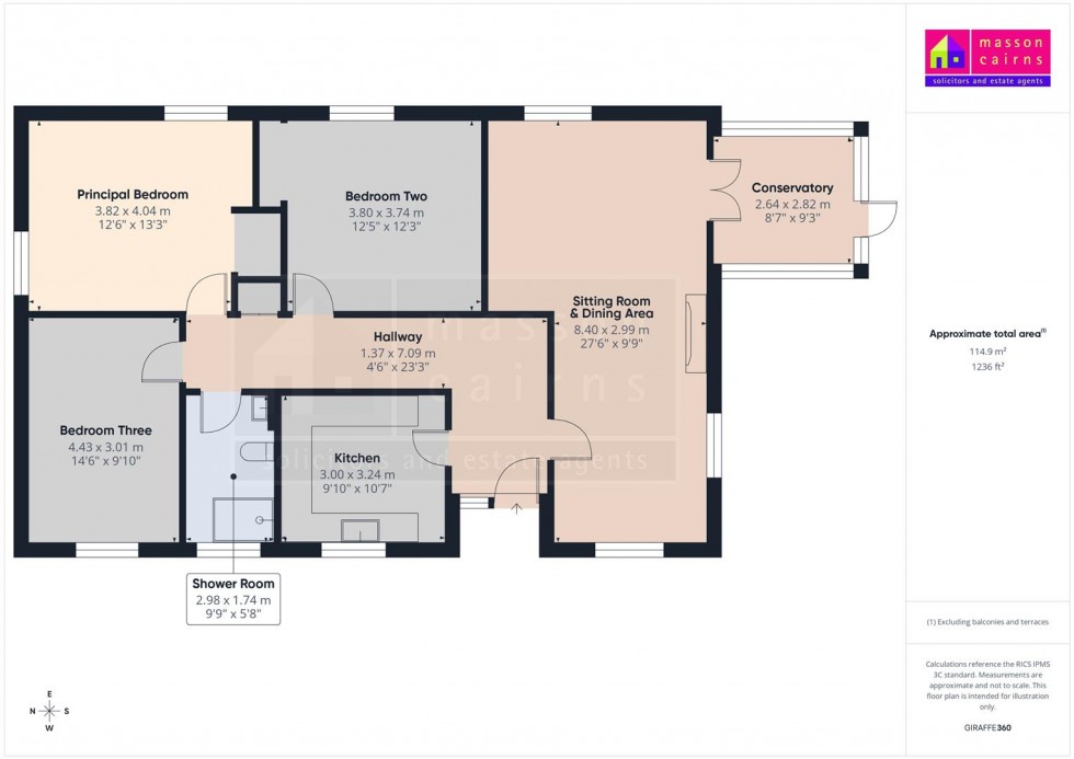 Floorplan for Coire Vale, Deshar Road, Boat of Garten
