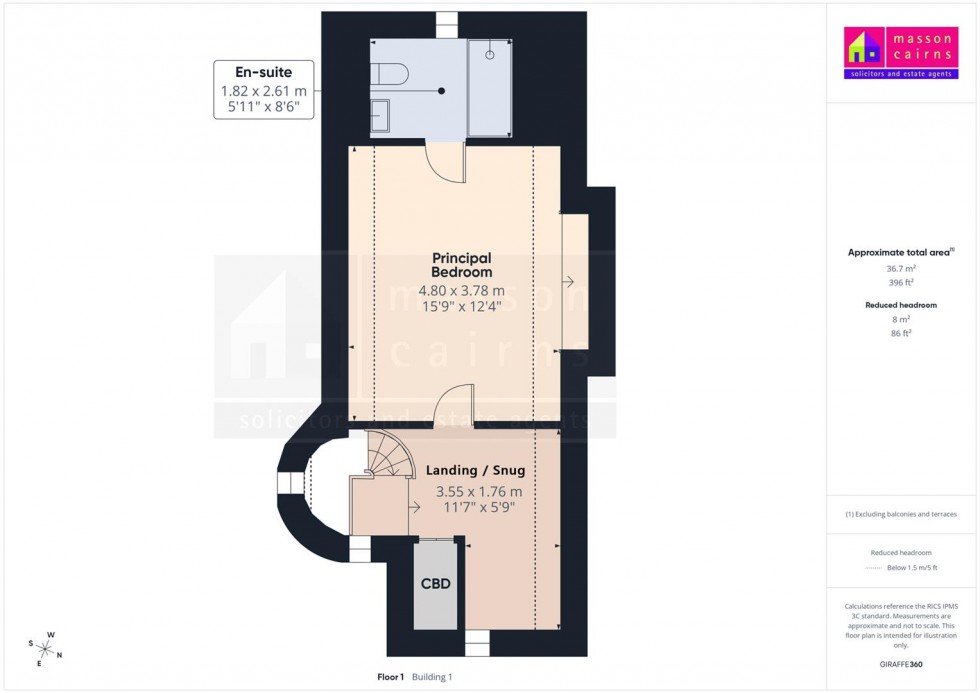 Floorplan for Kirkstone Lodge, Inveruglas, Insh near Aviemore