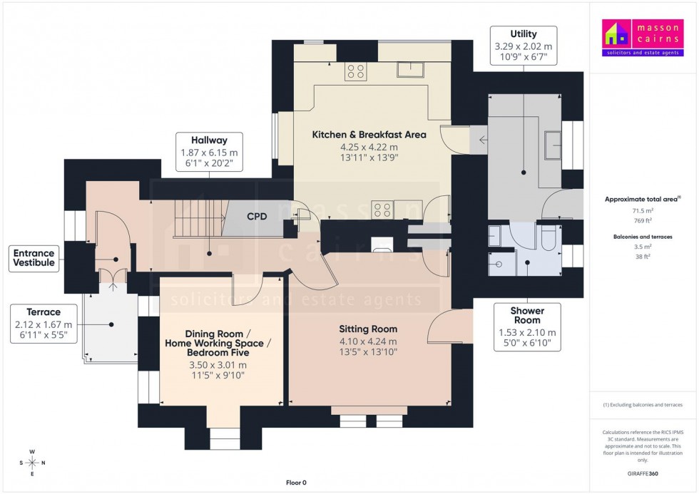 Floorplan for Coylum House, Coylumbridge, Aviemore