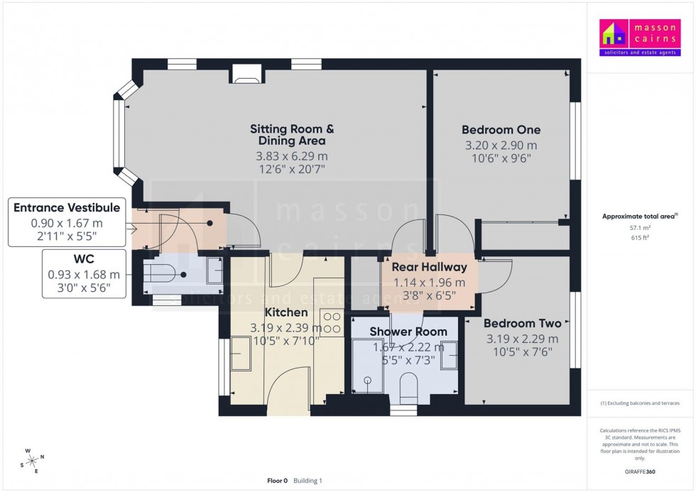 Floorplan for 105 Dalnabay, Silverglades, Aviemore
