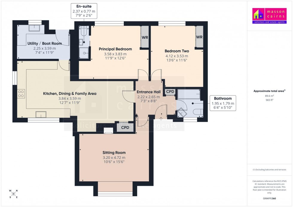 Floorplan for Tigh Liadh, South Street, Grantown on Spey
