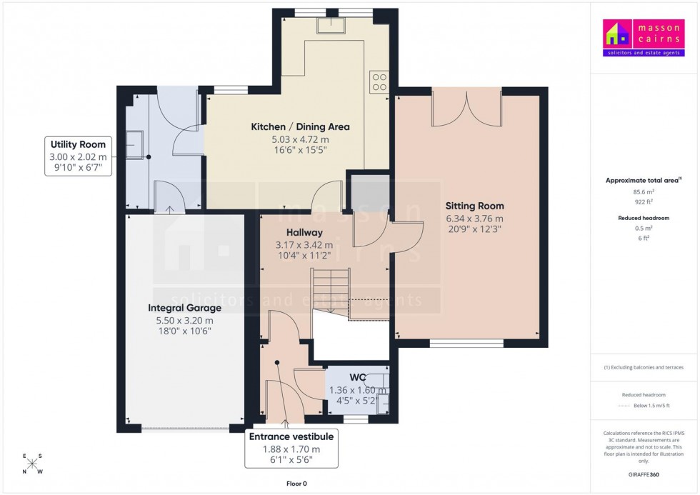 Floorplan for Woodlands, 2 Carn Elrig View, High Burnside, Aviemore