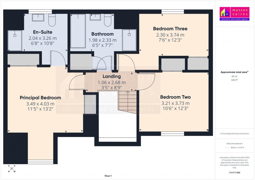 Floorplan for Woodlands, 2 Carn Elrig View, High Burnside, Aviemore