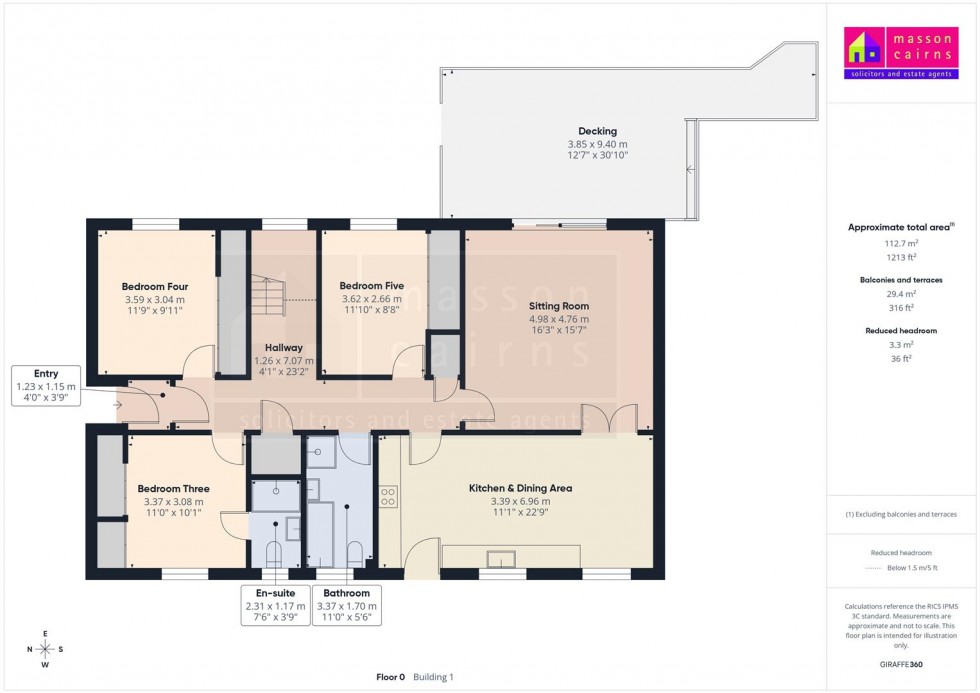 Floorplan for Woodland Lodge, 9 Kinchurdy Road, Boat Of Garten
