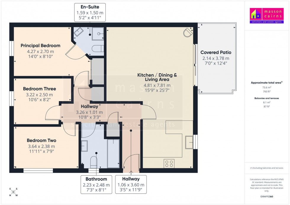 Floorplan for 5 Ski Road Cottages, Inverdruie, Coylumbridge, Aviemore