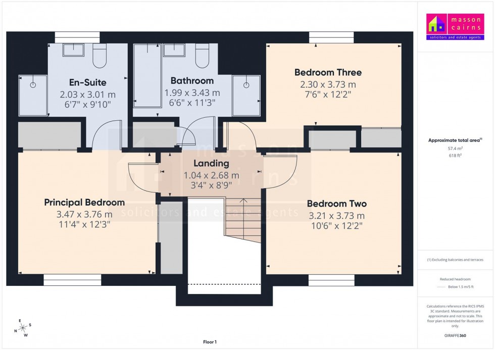 Floorplan for Bennachie, 13 Carn Elrig View, High Burnside, Aviemore