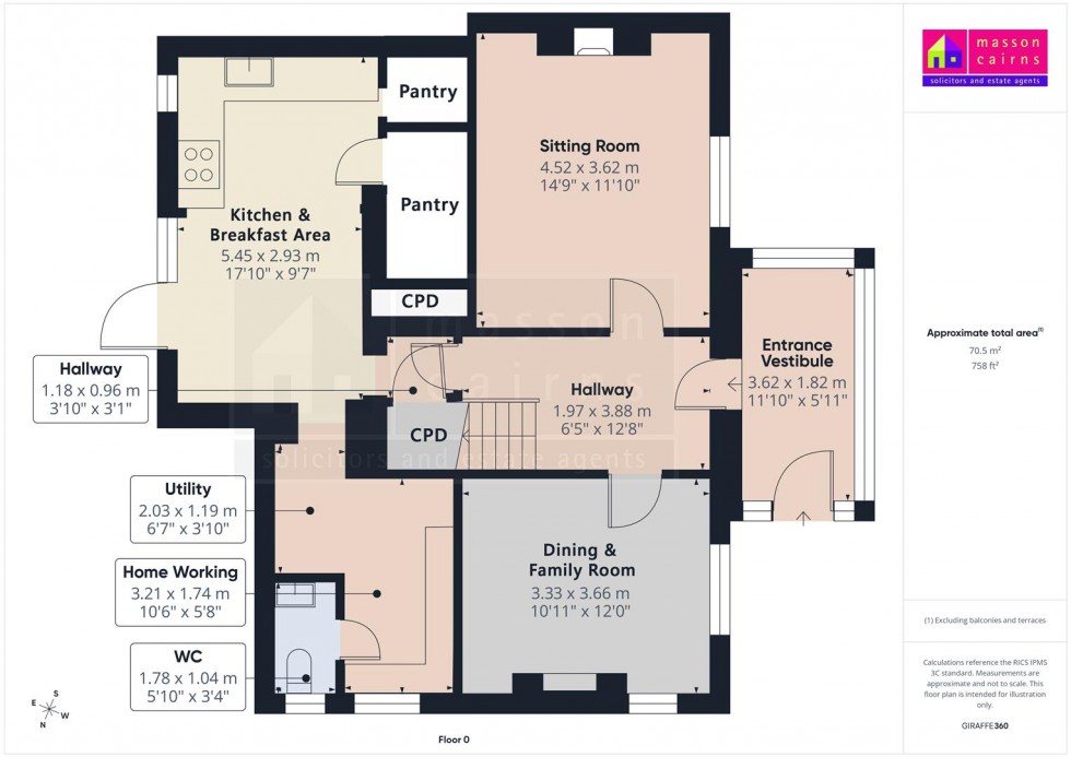 Floorplan for Kimberley, Nethy Bridge