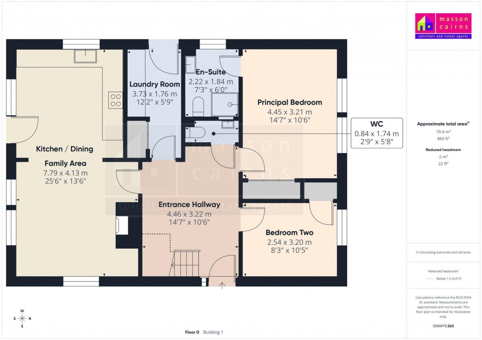 Floorplan for Rossarden, Balnaan, Dulnain Bridge, Grantown on Spey