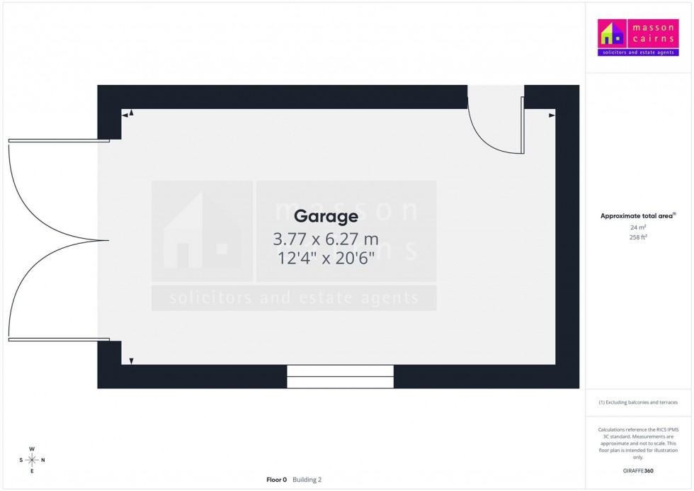 Floorplan for Rossarden, Balnaan, Dulnain Bridge, Grantown on Spey