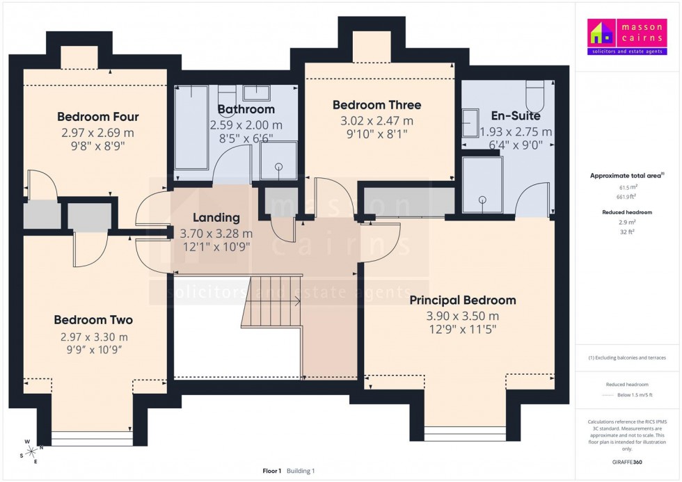Floorplan for 23 Carn Elrig View, High Burnside, Aviemore