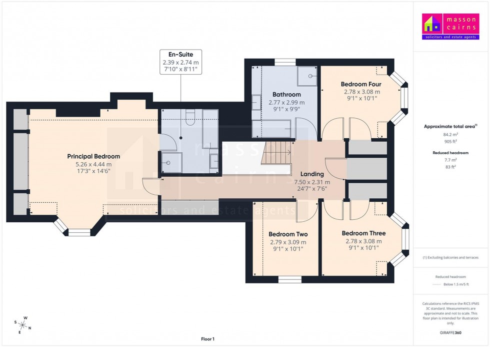 Floorplan for Pentlands, Urquhart Brae, Carrbridge