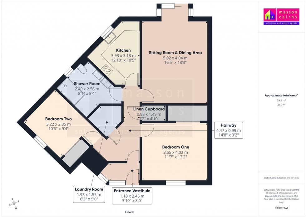 Floorplan for 1 Tower Place, Aberlour