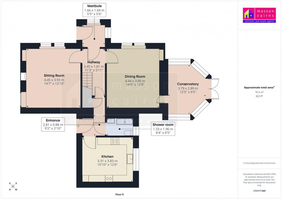 Floorplan for Station House, Station Road, Newtonmore