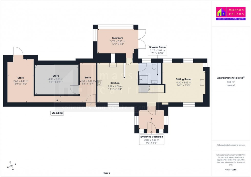 Floorplan for Highlea, Auchnarrow, Glenlivet