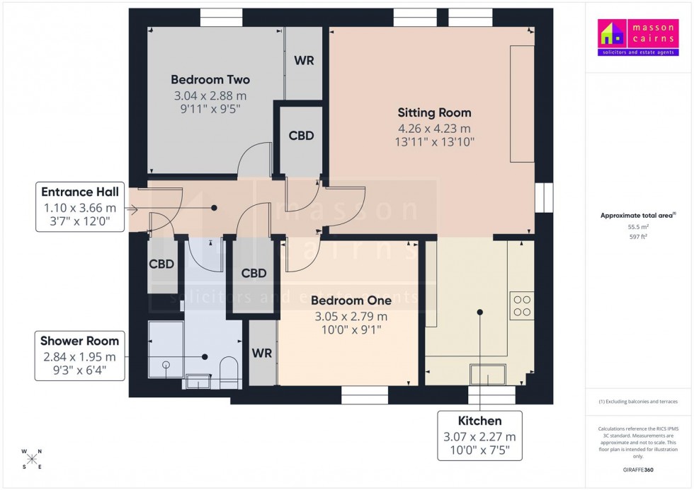 Floorplan for 2 Strathspey Court, Seafield Avenue, Grantown on Spey