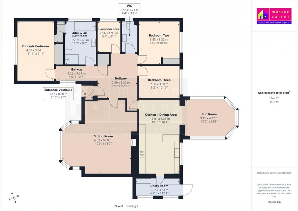 Floorplan for Rayerwyn, Seafield Avenue, Grantown on Spey
