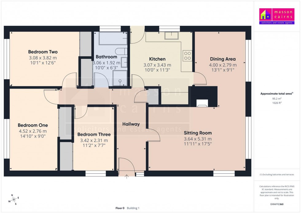 Floorplan for 32 Strathspey Drive, Grantown on Spey