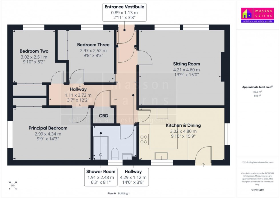 Floorplan for Remony Cottage, Grant Road, Grantown on Spey