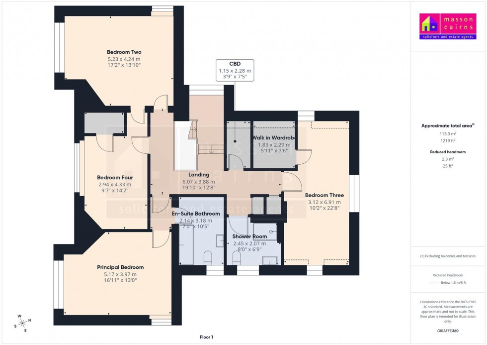 Floorplan for Tigh na H'Ath, Dulnain Bridge, Grantown on Spey