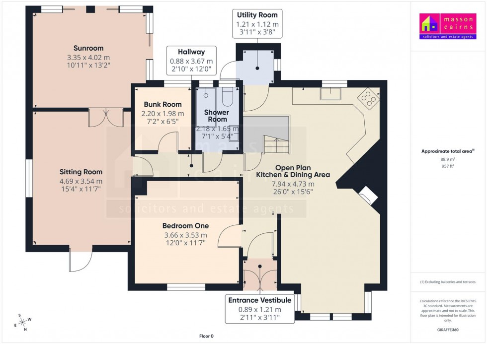 Floorplan for Balblair, Spey Avenue, Boat Of Garten