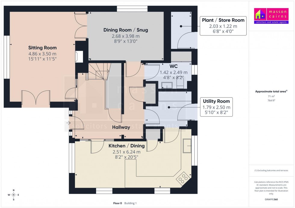 Floorplan for Raon Cluiche, 3 Dirdhu Court, Nethy Bridge
