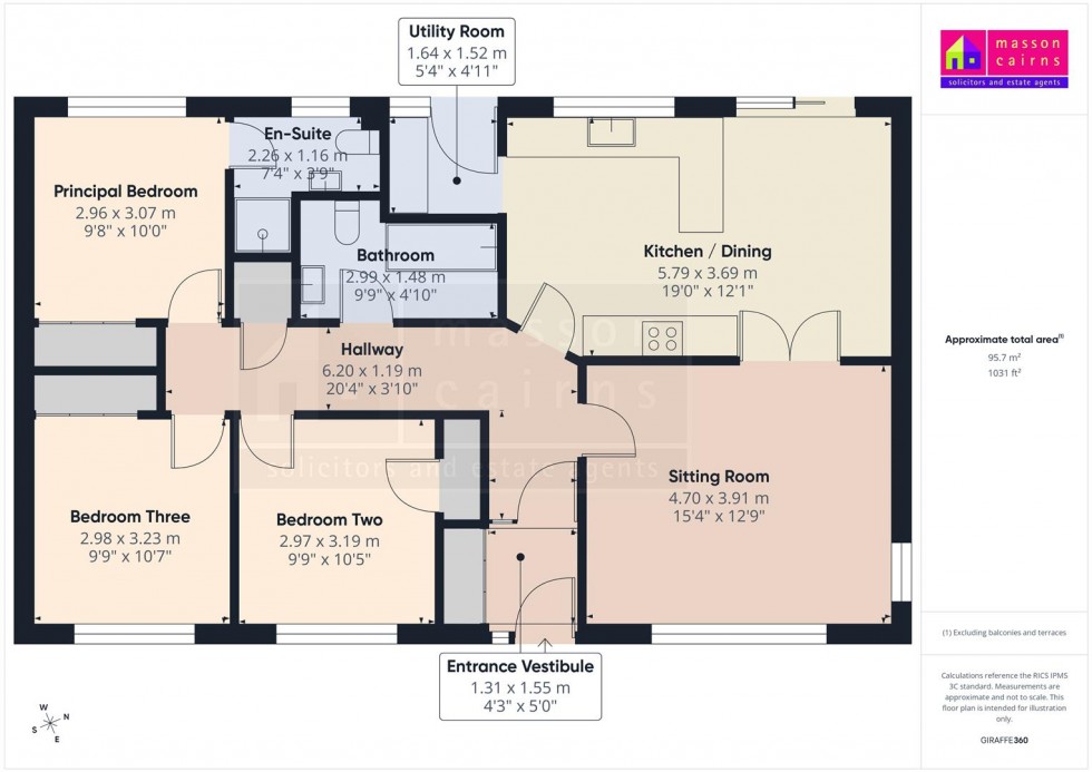 Floorplan for Couthie Cottage, Insh, Kingussie