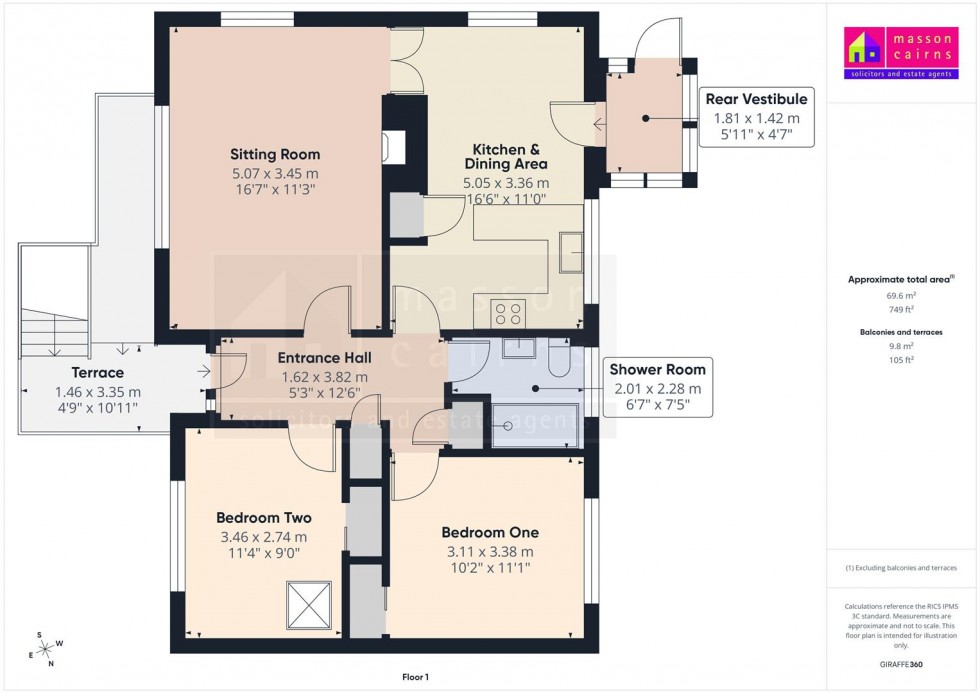 Floorplan for 73 Strathspey Drive, Grantown on Spey