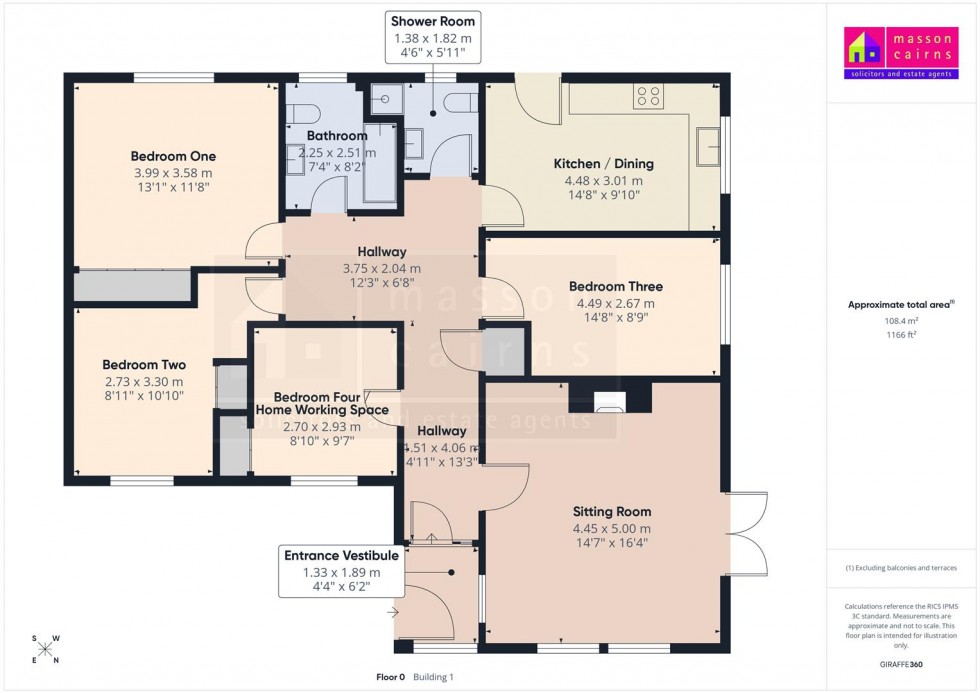 Floorplan for 1 Church Avenue, Grantown on Spey