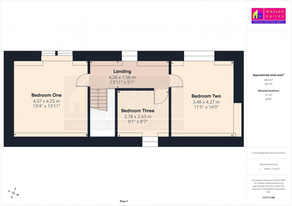 Floorplan for Rose Cottage, Insh, Kingussie