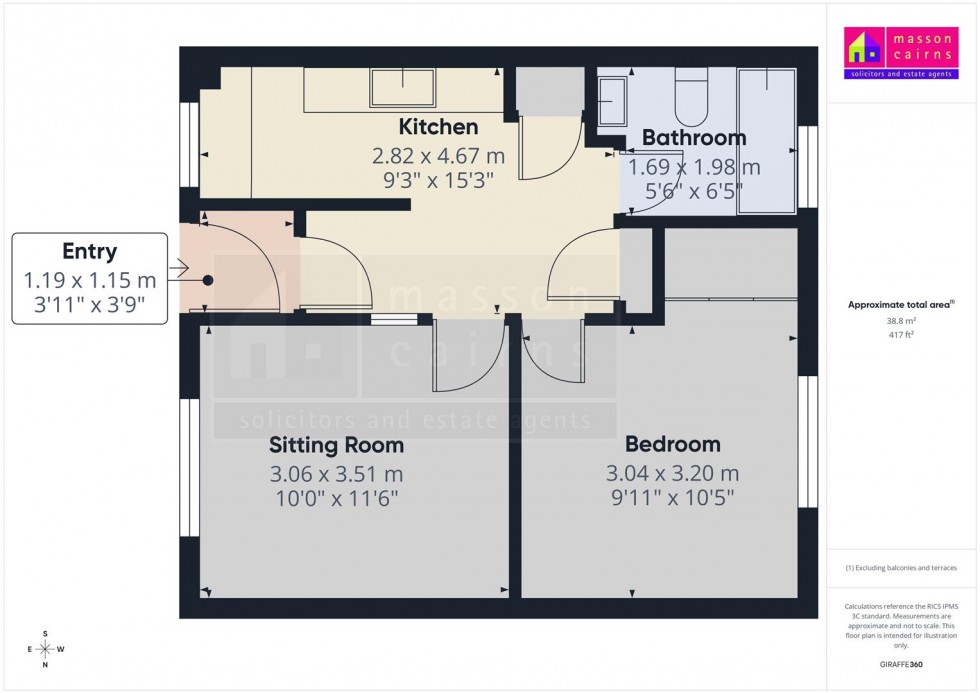 Floorplan for 4 James Court, Kingussie