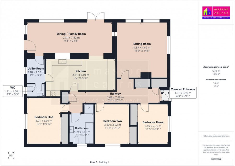 Floorplan for Portobello, 108b High Street, Grantown on Spey