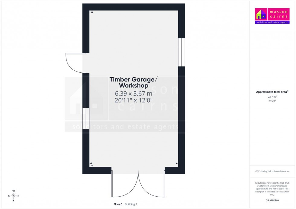 Floorplan for Portobello, 108b High Street, Grantown on Spey
