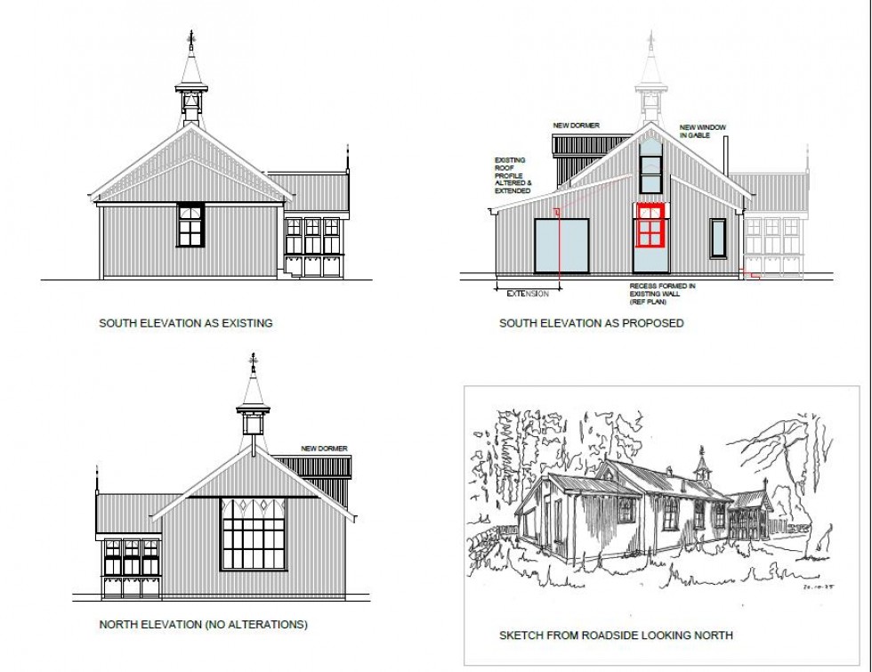 Floorplan for Former Church Hall, Dulnain Bridge