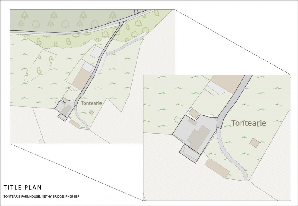 Floorplan for Tontearie Farmhouse, Nethy Bridge