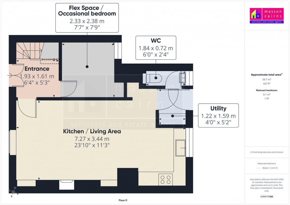 Floorplan for Cluny Cottage, Main Street, Newtonmore