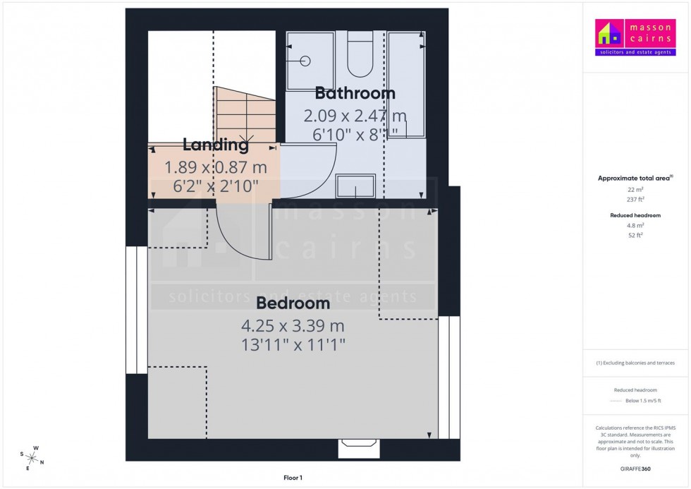 Floorplan for Cluny Cottage, Main Street, Newtonmore