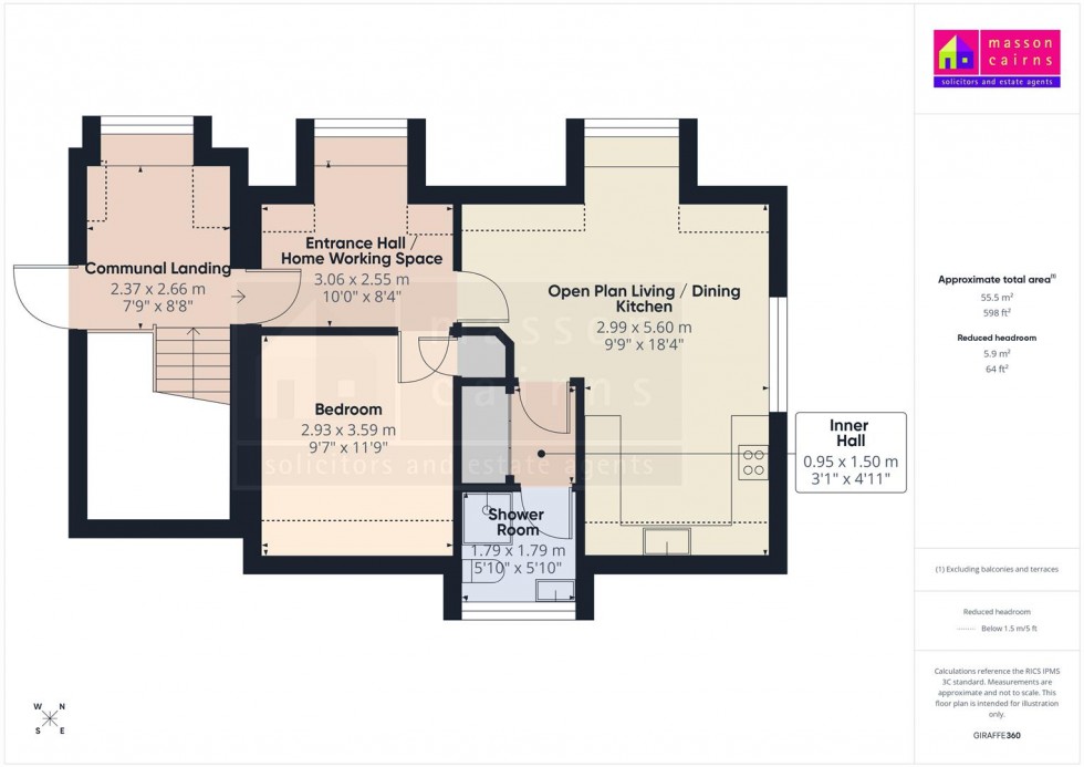 Floorplan for Waterford Apartment 6,  24 The Square, Grantown On Spey