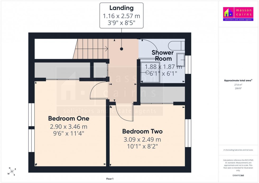 Floorplan for 2 Chapel Court, Grantown on Spey